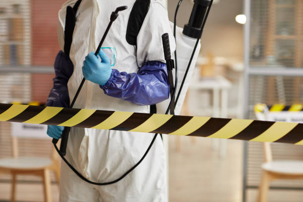 Professional Biohazard Cleanup technician working in Ashland, OR